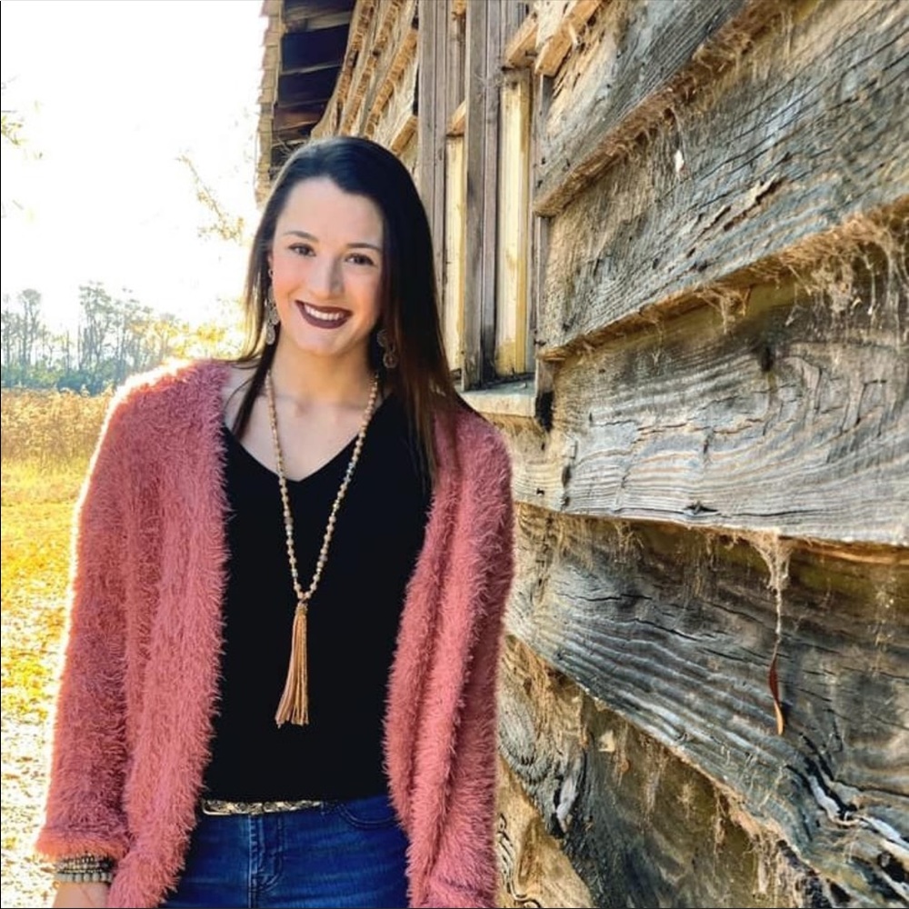 Pink Cardigan
